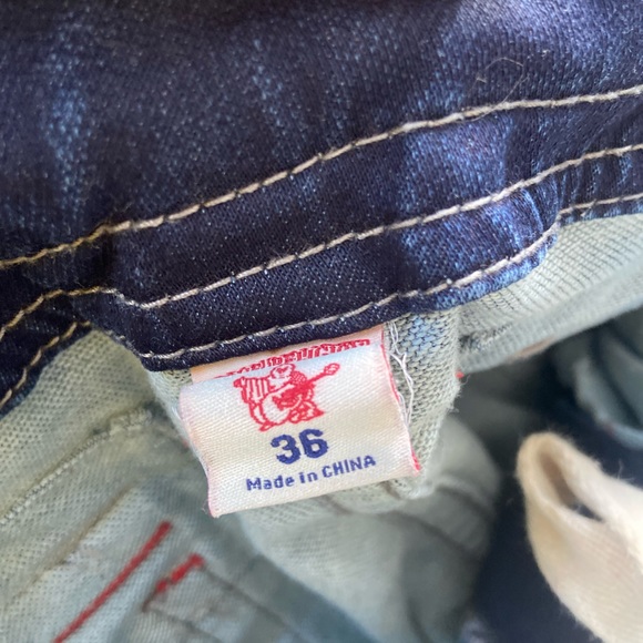 True Religion Jogger Style Jeans with Flap Pockets Size 36 - Picture 6 of 8